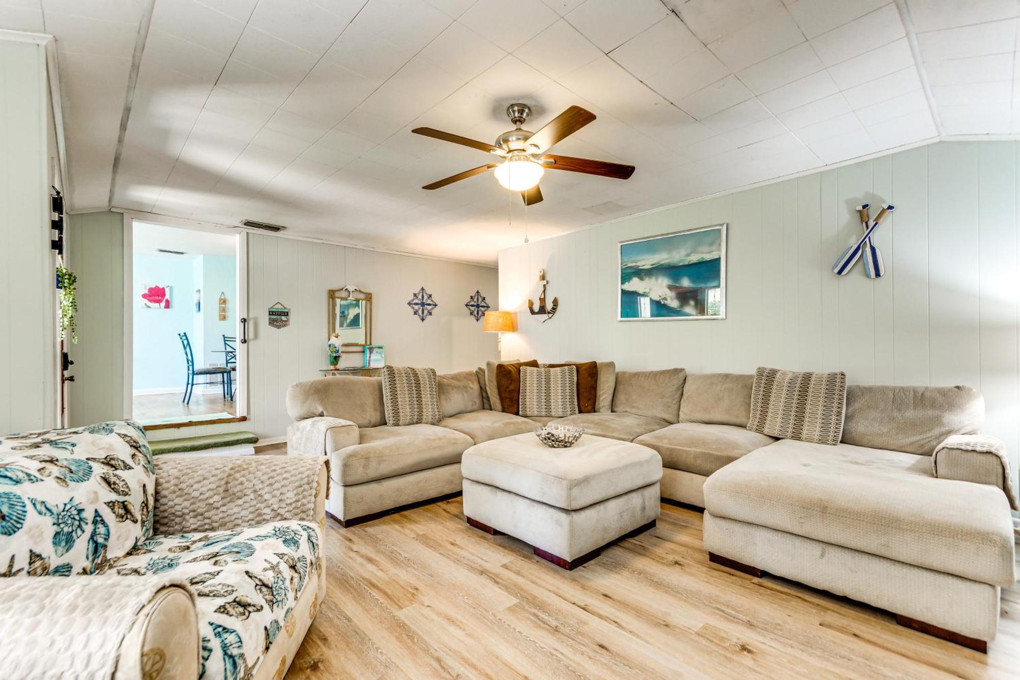 פורט וולטון ביץ' Fort Walton Coastal Retreat With Yard Walk To Beach מראה חיצוני תמונה
